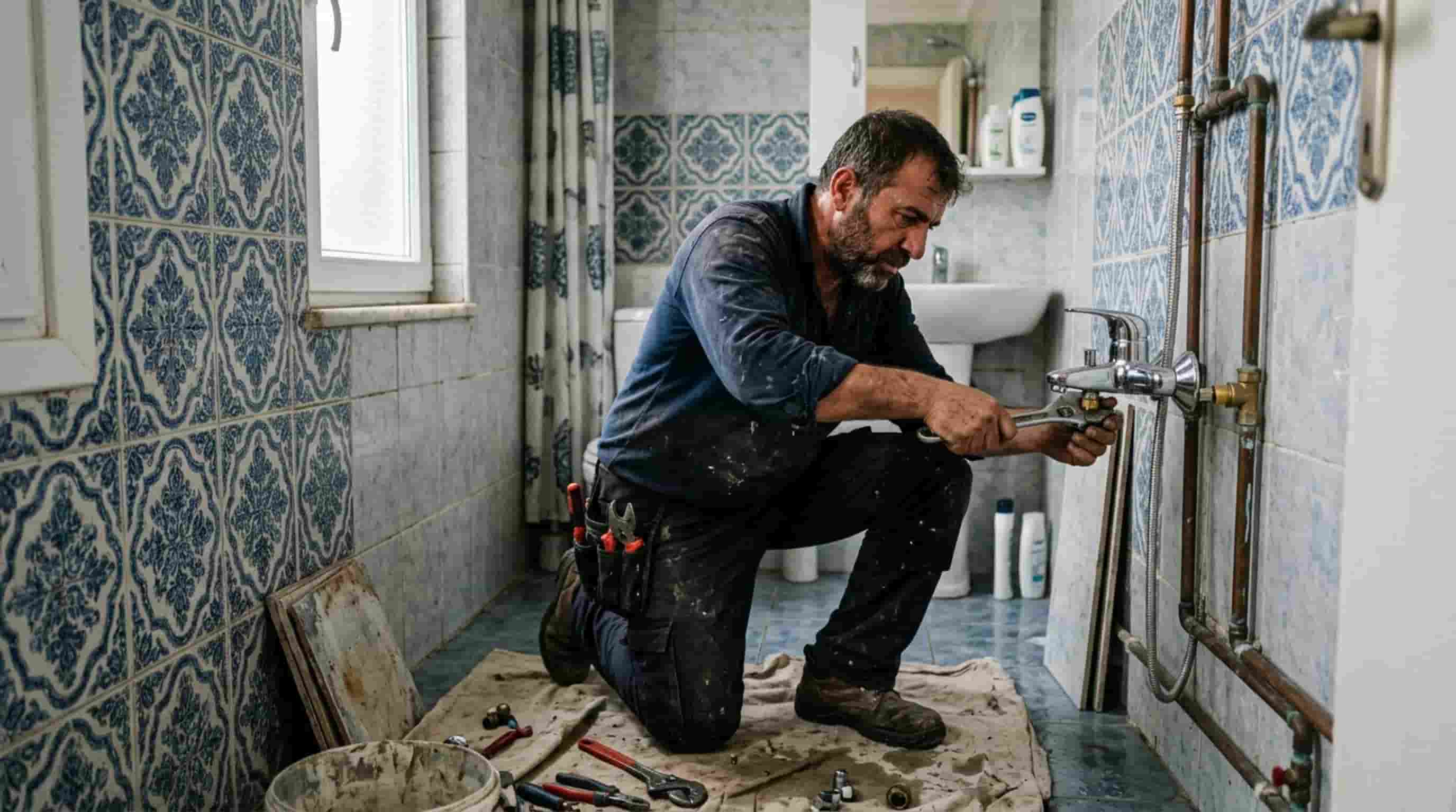 Ekonomik Su Tesisatı - dus bataryasi degisimleri