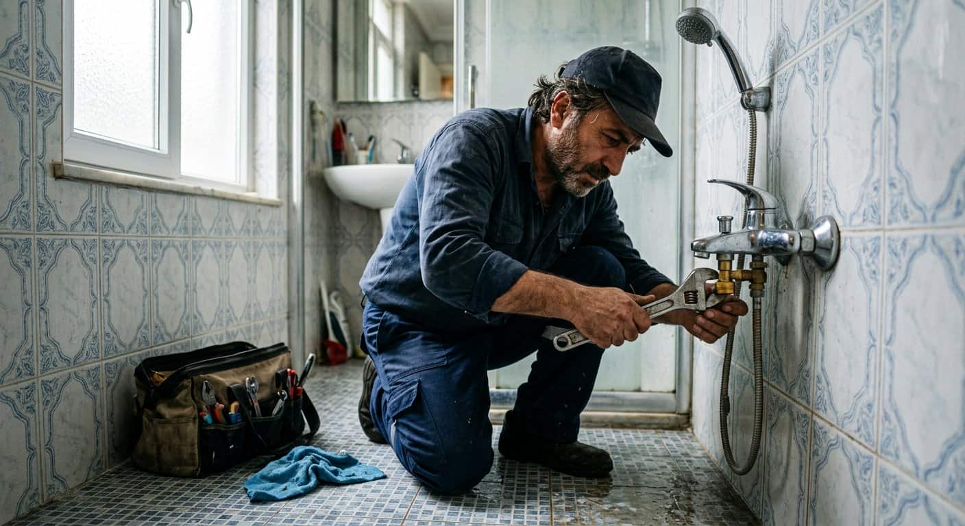 Duşakabin bataryasi onarımı