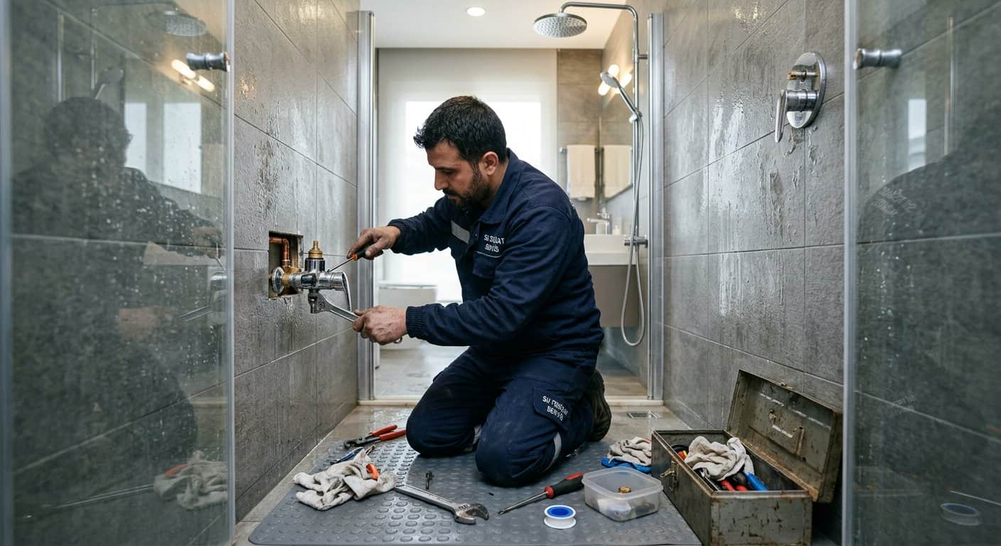Duşakabin musluk onarımı